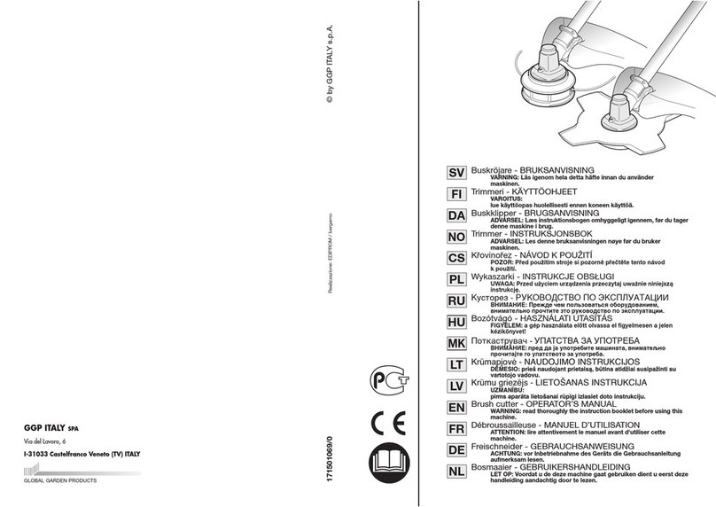 GGP ITALY 28H Operator's manual