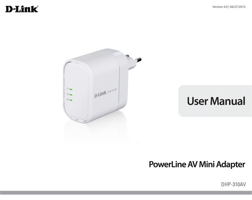 D-Link DHP-310AV User manual