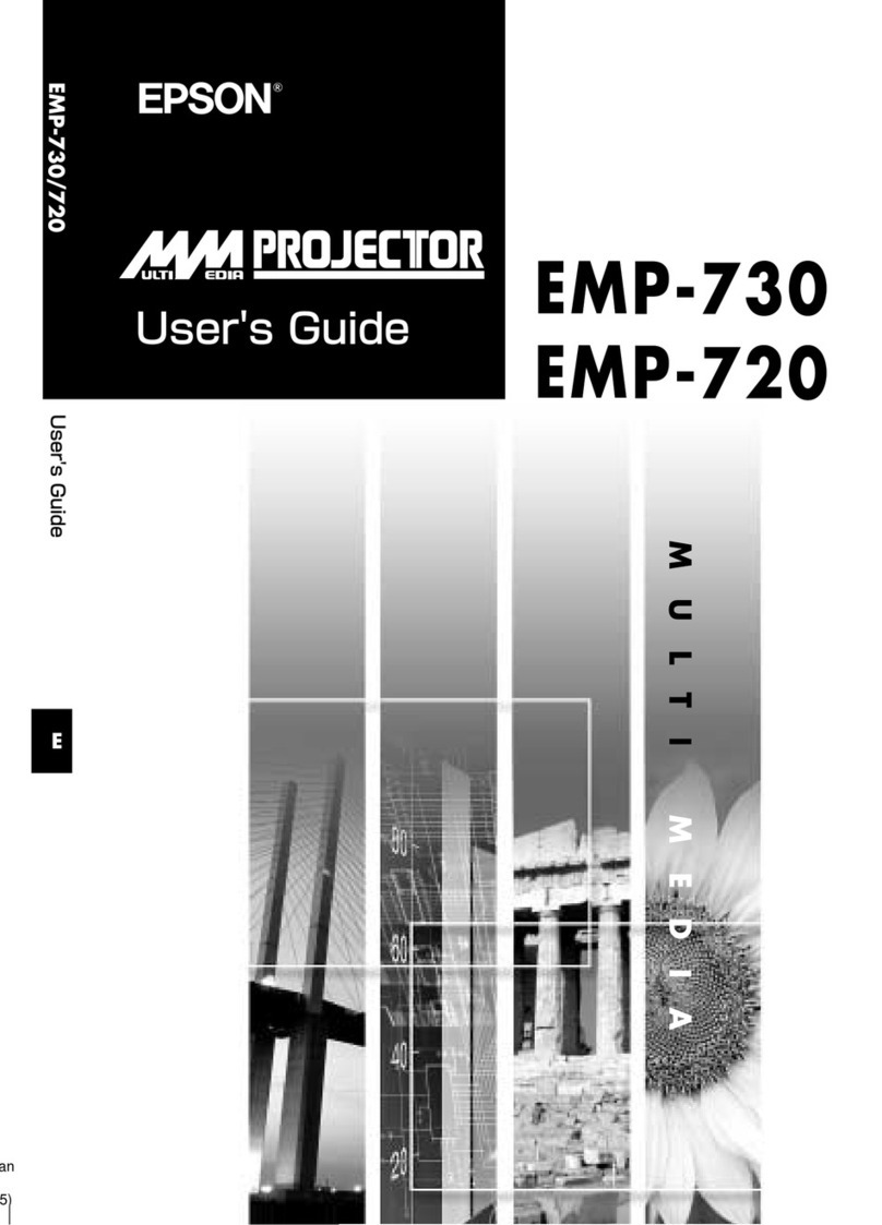 Epson EMP 730 User manual