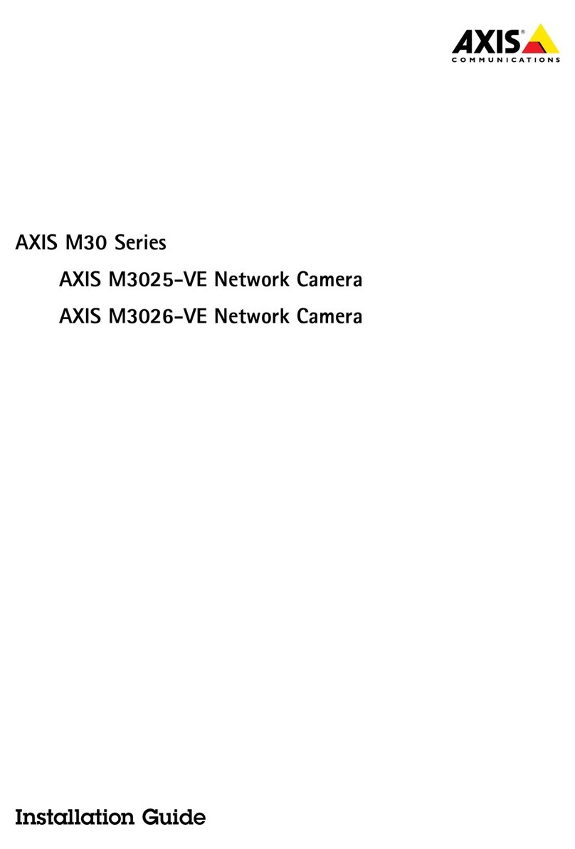 Axis AXIS M3025-VE User manual