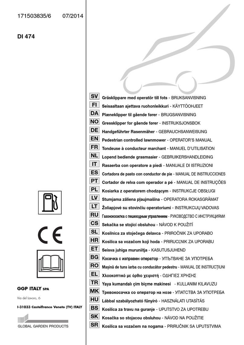 GGP ITALY DI 474 Operator's manual