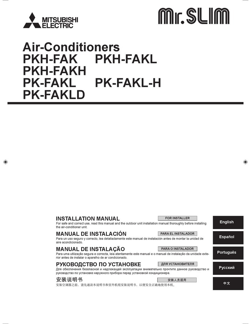 Mitsubishi Electric PKH-FAK User manual