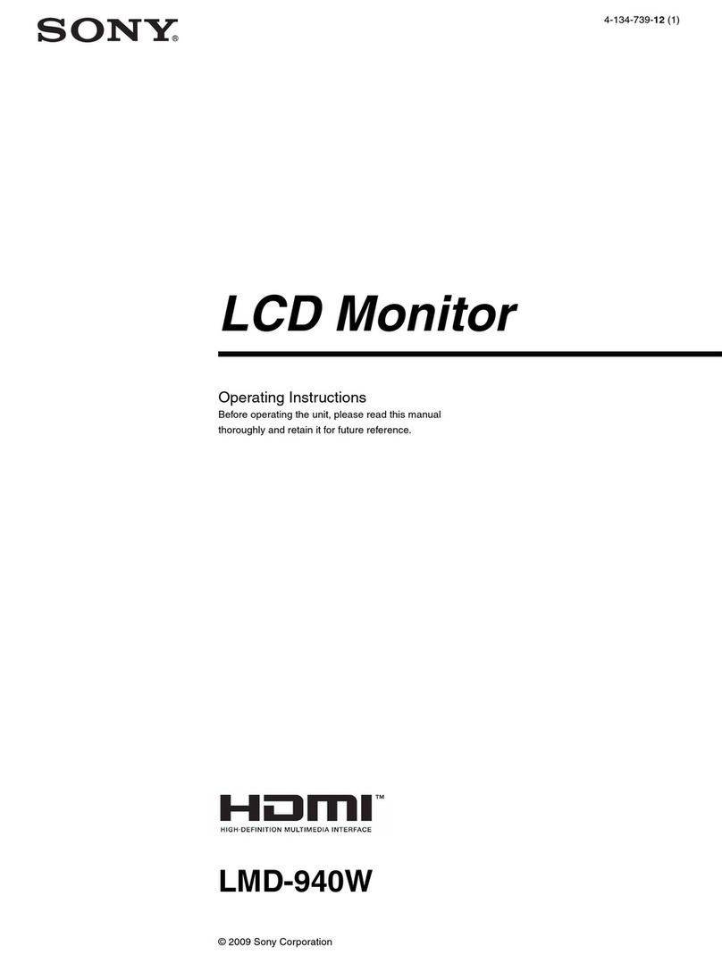 Sony LMD-940W User manual