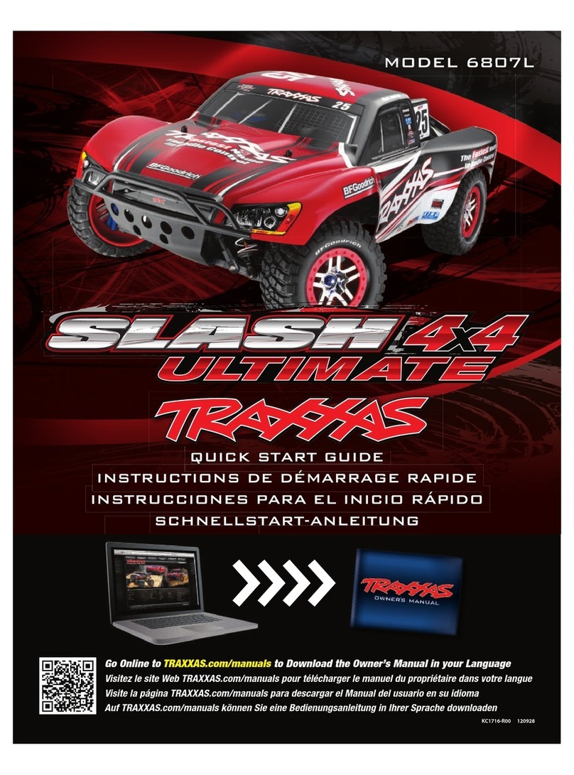 Traxxas Slash 4x4 Ultimate 6807L quick start guide