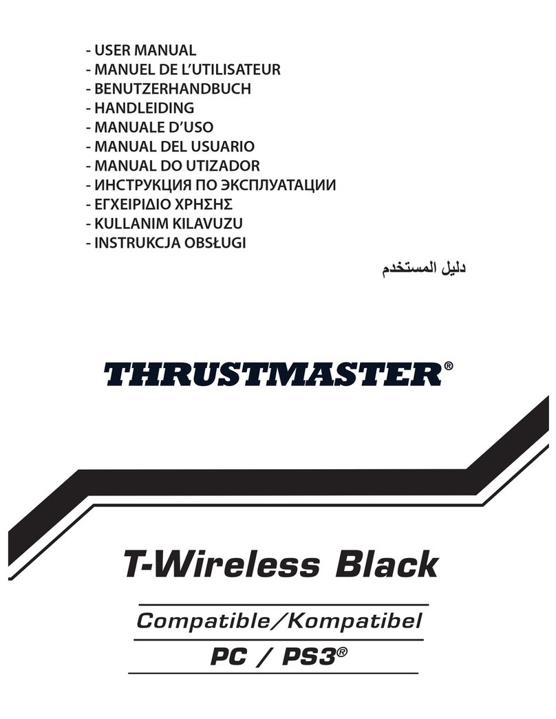 Thrustmaster T-Wireless Black User manual Thrustmaster T-Wireless Black User manual
