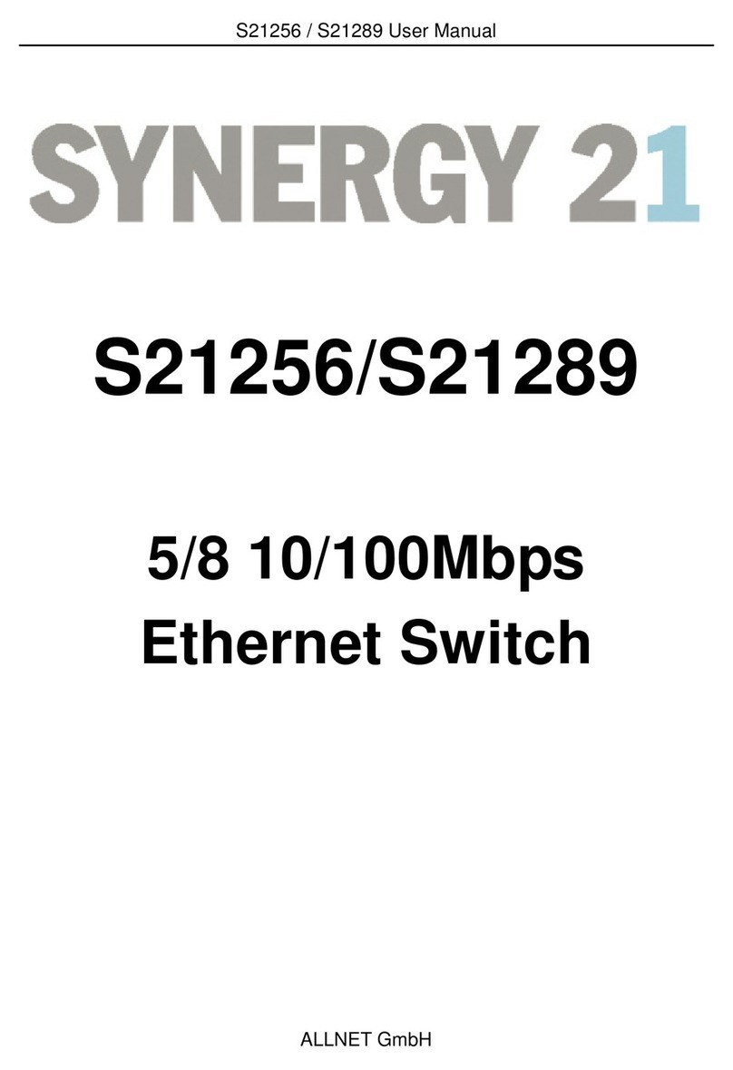Allnet Synergy 21 S21256 user manual