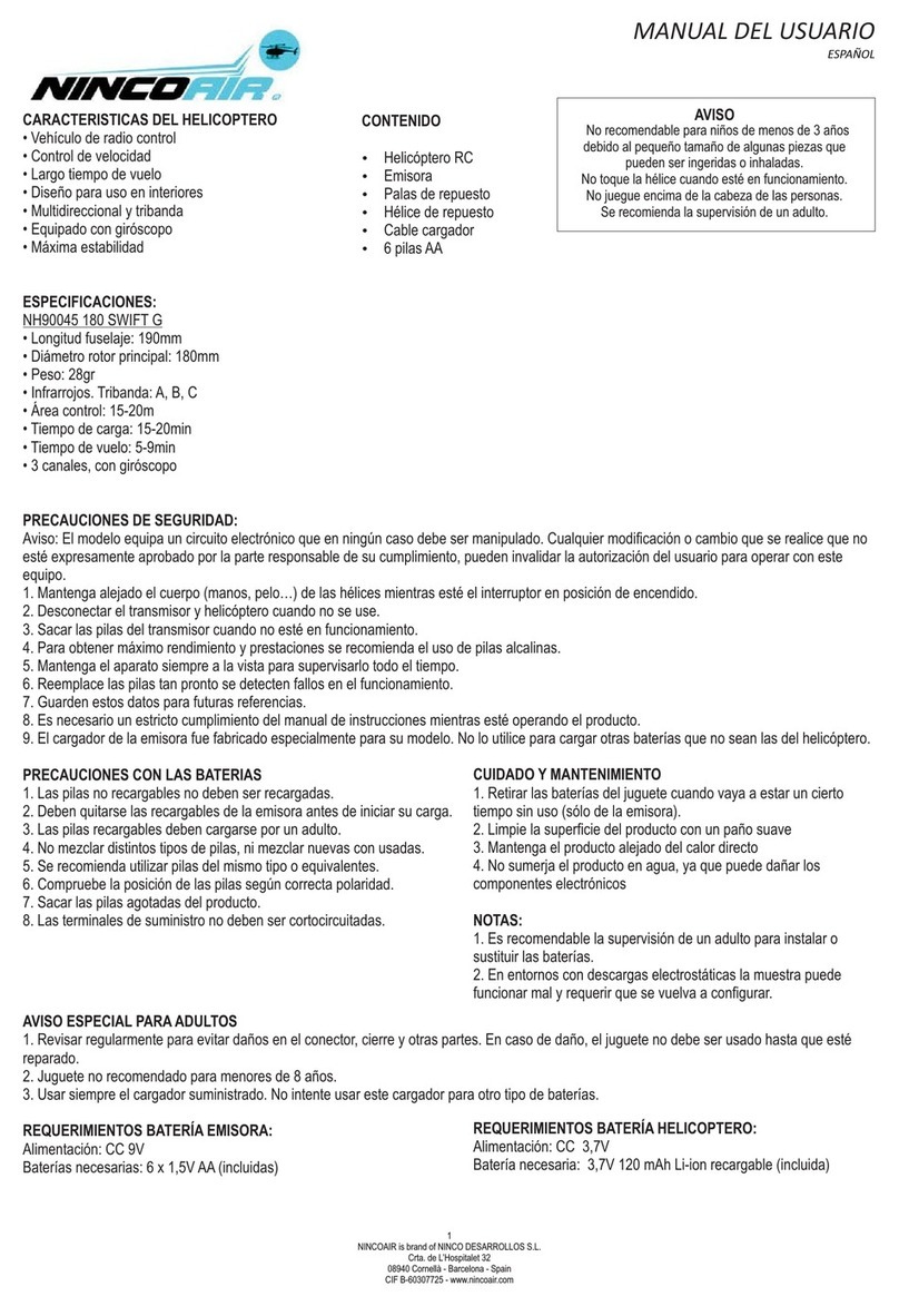 NINCOAIR NH90045 180 SWIFT G Handbook