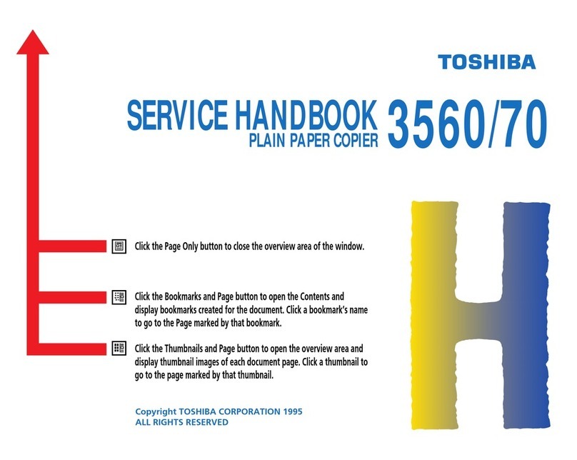 Toshiba 3560 Service handbook