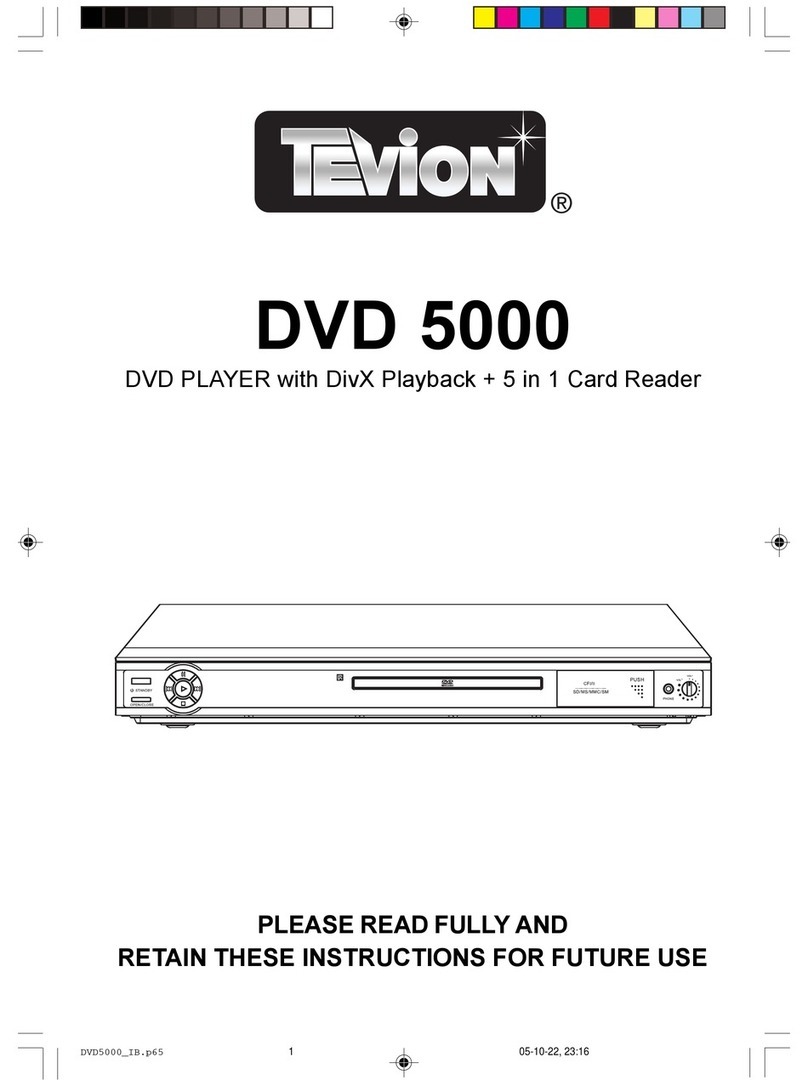 Tevion DVD 5000 user manual
