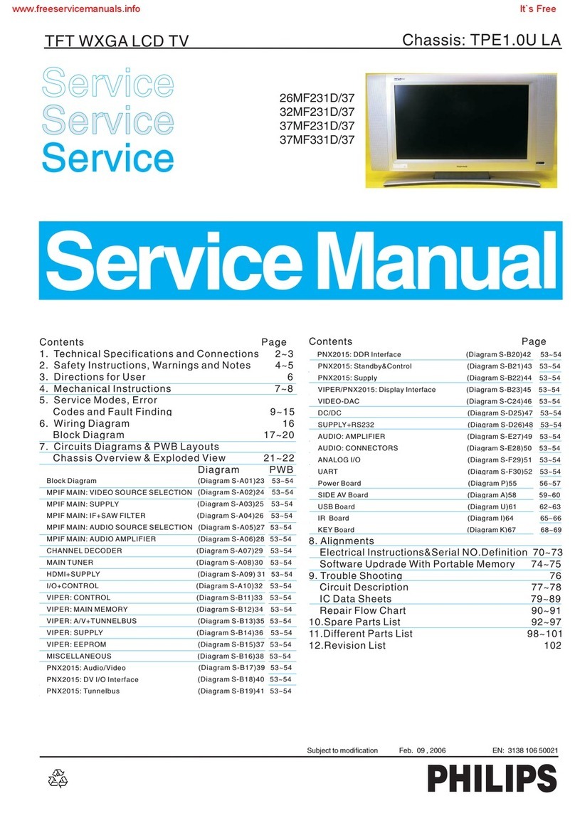 Philips 26MF231D/37 User manual