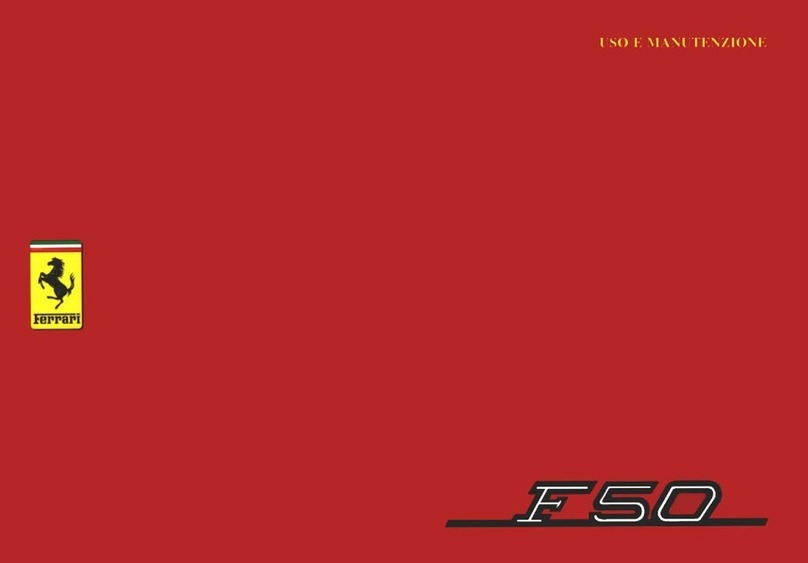 Ferrari 1995 F50 User manual