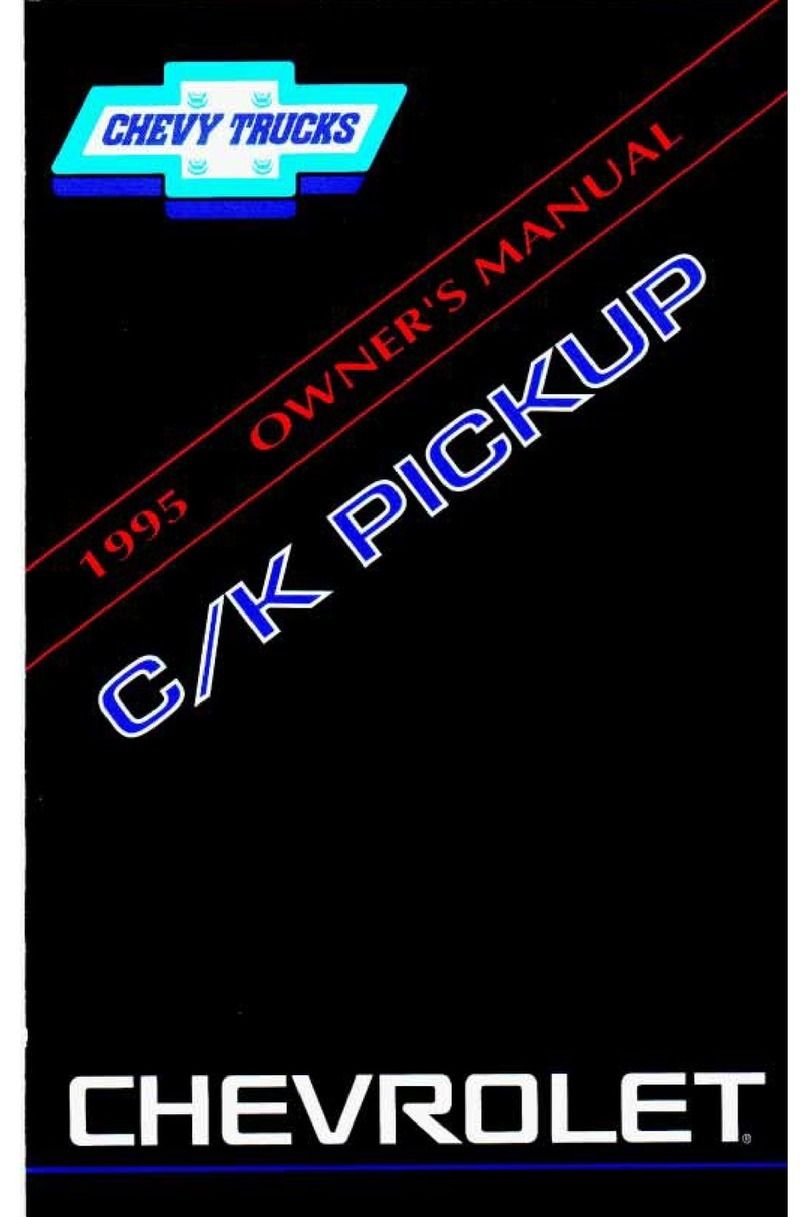 Chevrolet 1995 C/K Pickup User manual