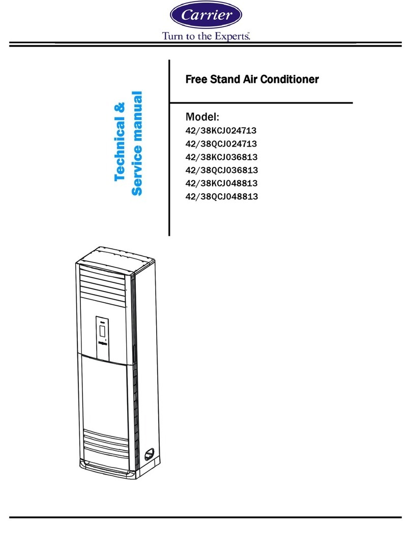 Carrier 42/38KCJ024713 Operating manual
