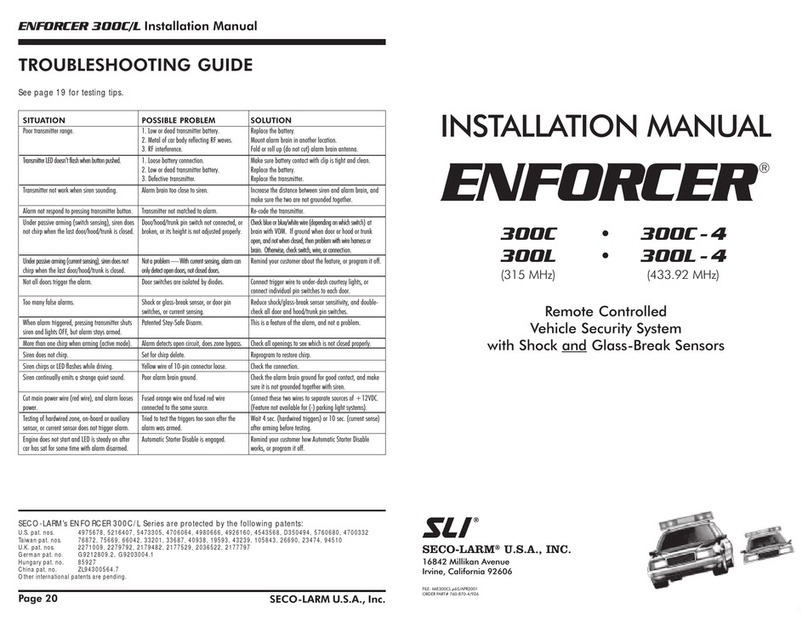 ENFORCER 300L User manual
