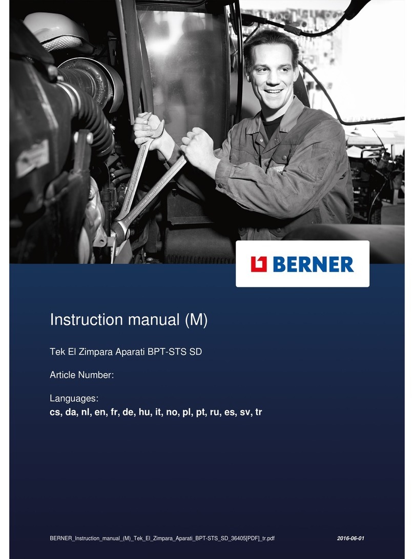Berner BPT-STS SD User manual