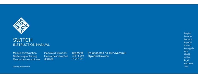 NATIVE UNION Switch instruction manual