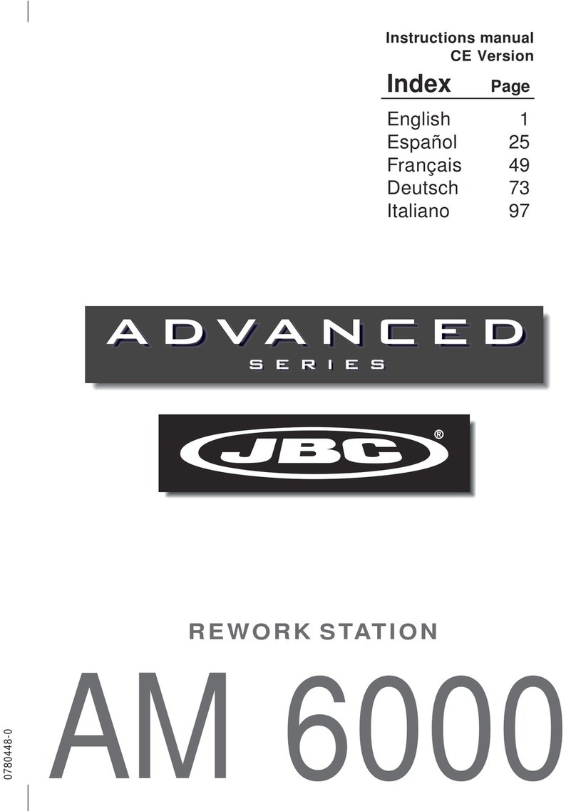 jbc AM 6000 User manual
