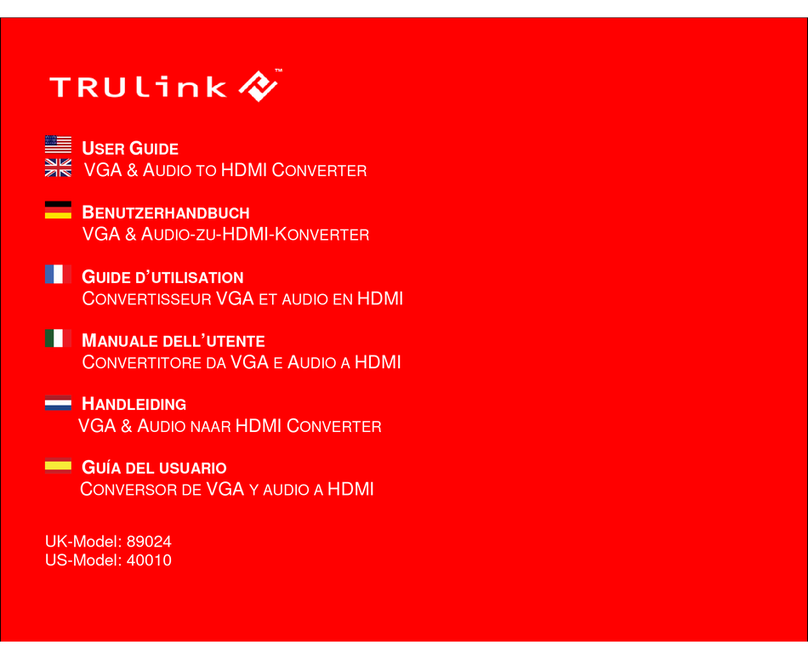 TRUlink 89024 User manual