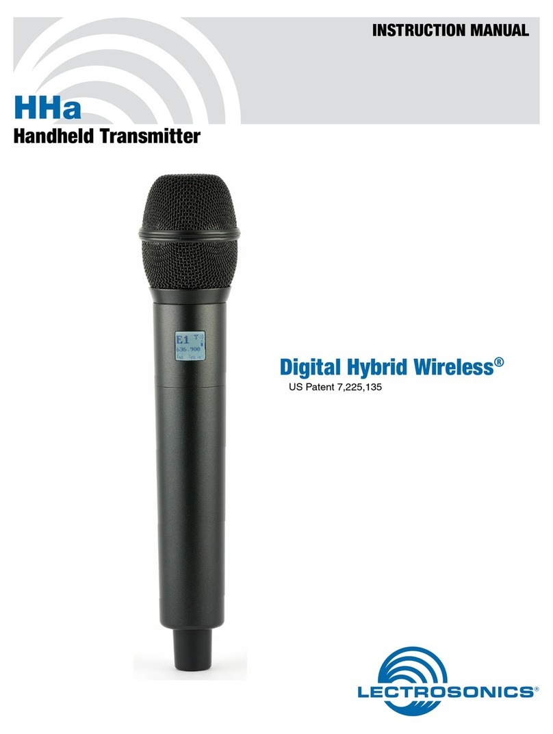 Lectrosonics HHa instruction manual
