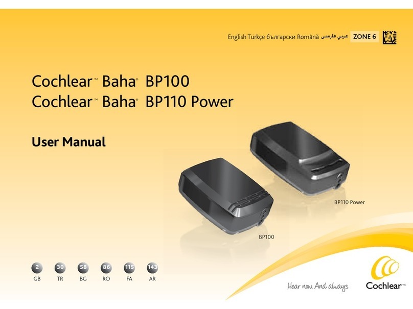 Cochlear Baha BP100 user manual