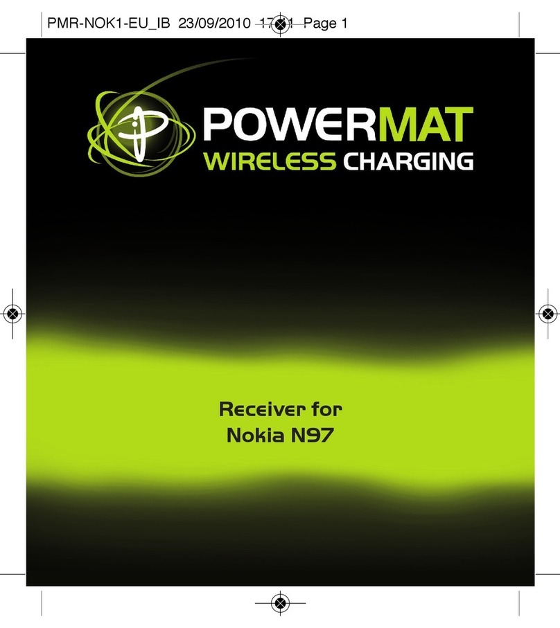Powermat PMR-NOK1-EU owner's manual