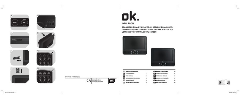 O.K. OPD 700D user manual
