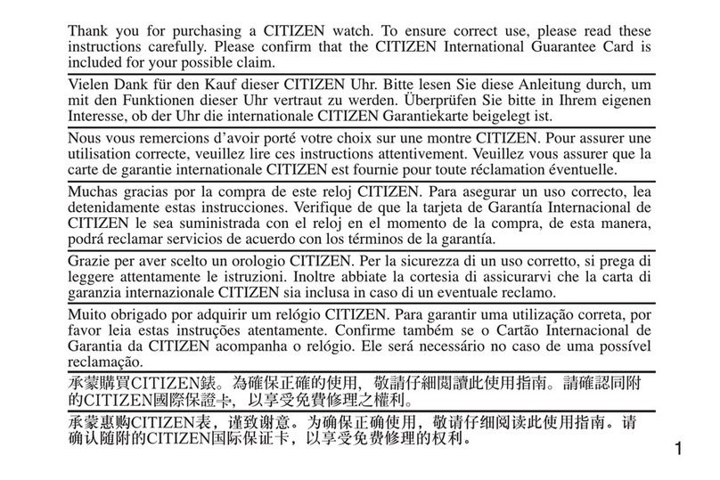 Citizen B690 User manual