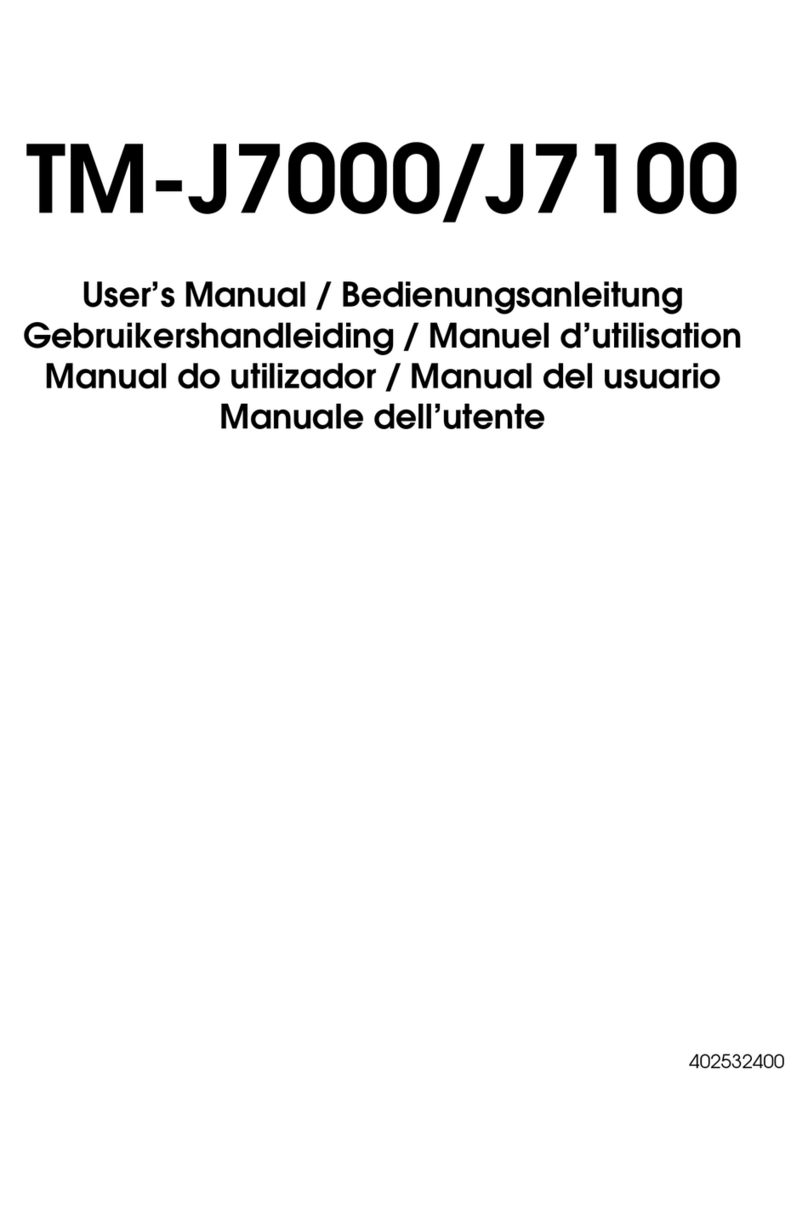 Epson TM-J7000 Series User manual
