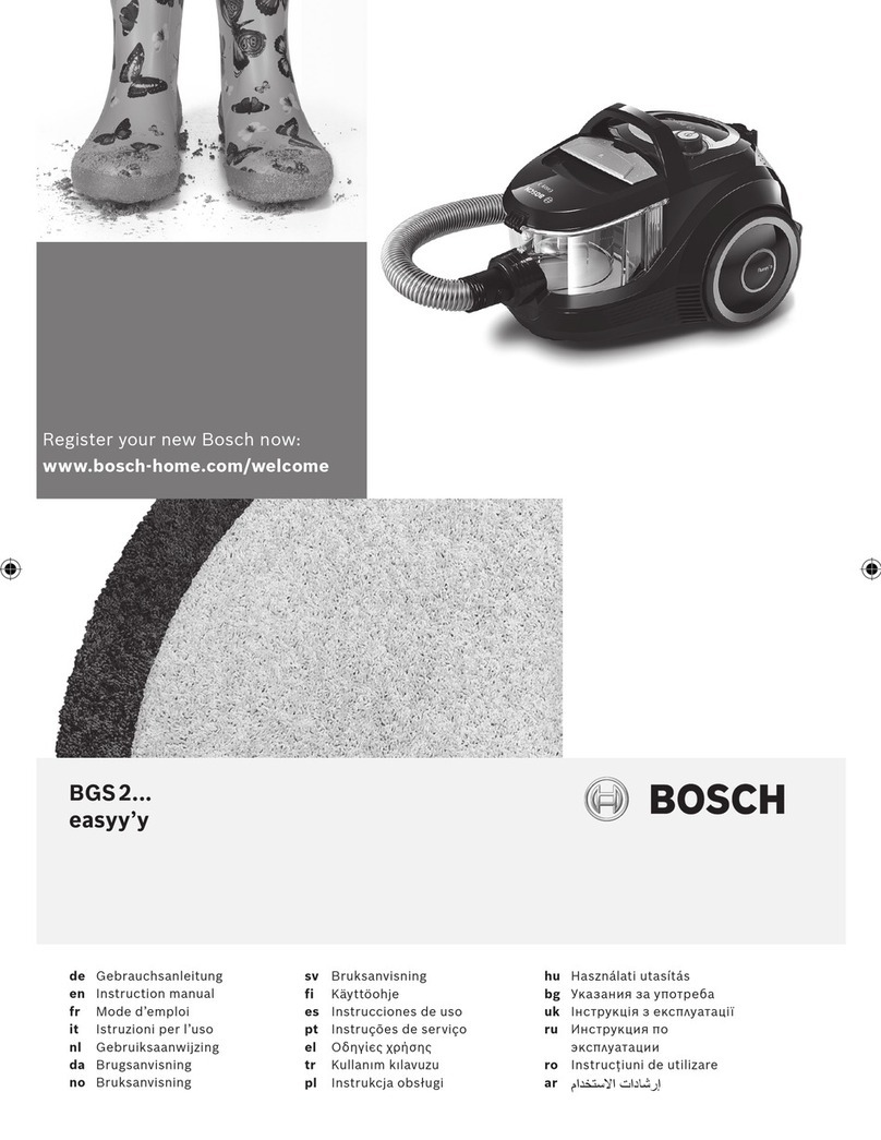 Bosch BGS?2 series easyy'y User manual