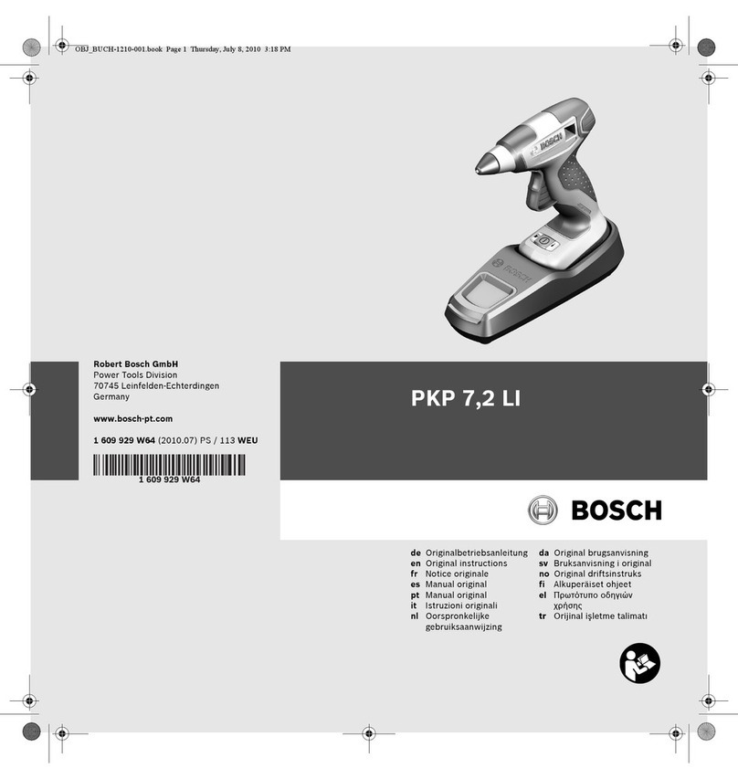 Bosch PKP 7 Original instructions