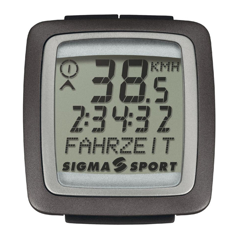 Sigma SPORT BC 1600 instructions
