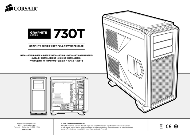 Corsair GRAPHITE SERIES 730T User manual