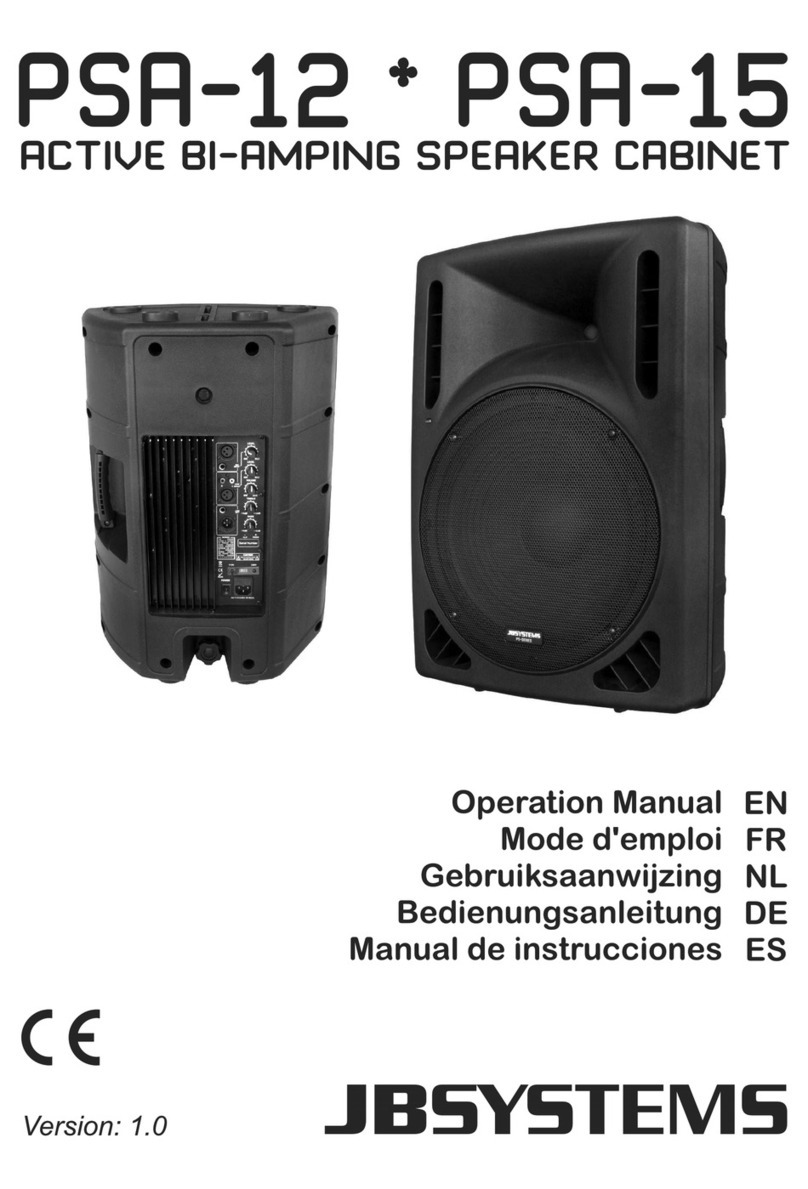 JB Systems PSA-12 User manual