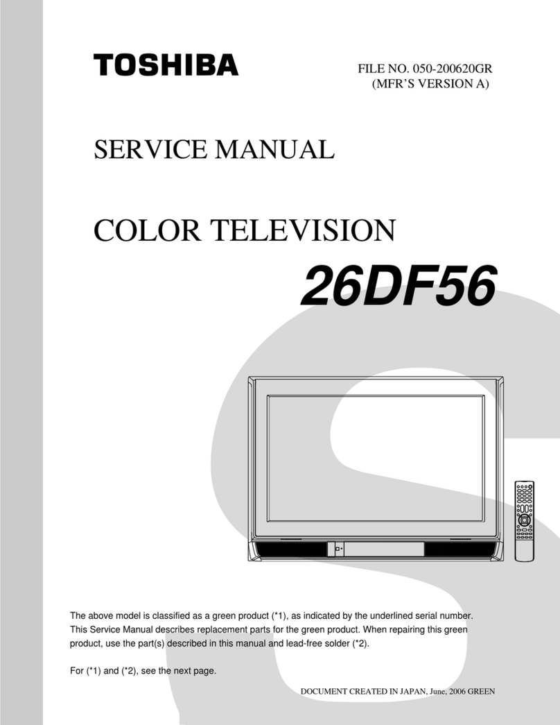 Toshiba 26DF56 User manual