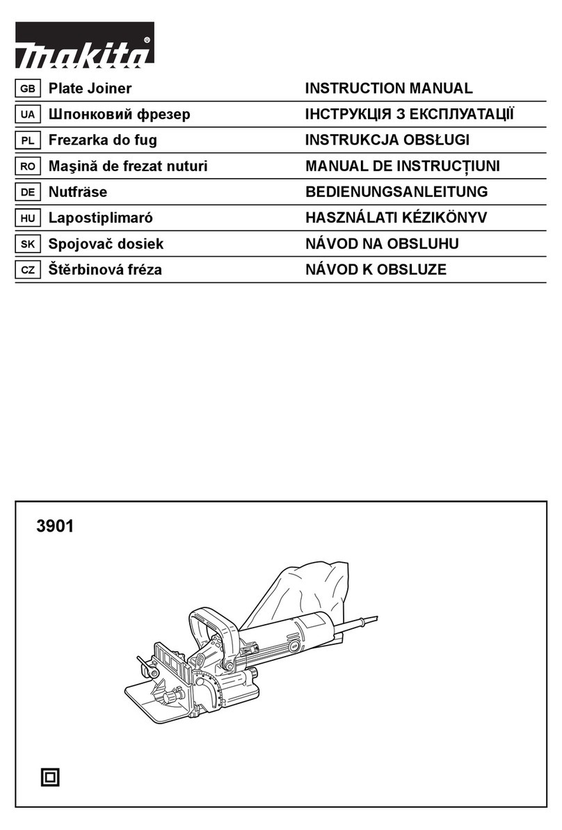 Makita 3901 User manual Makita 3901 User manual