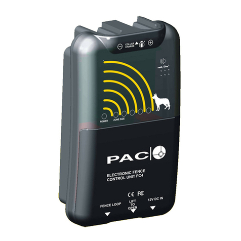 PAC FC4 electronic fence Instructions for use