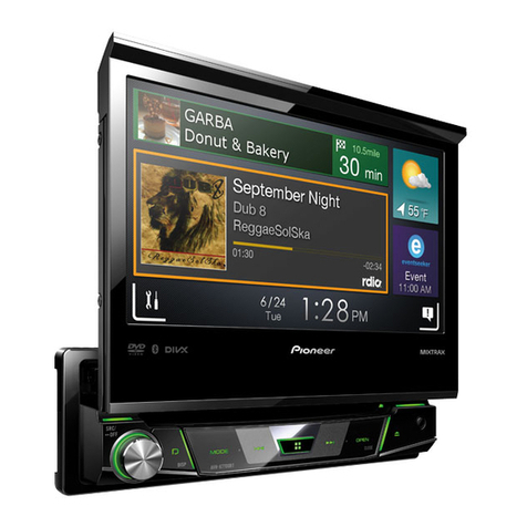 Pioneer AVH-X7700BT User manual