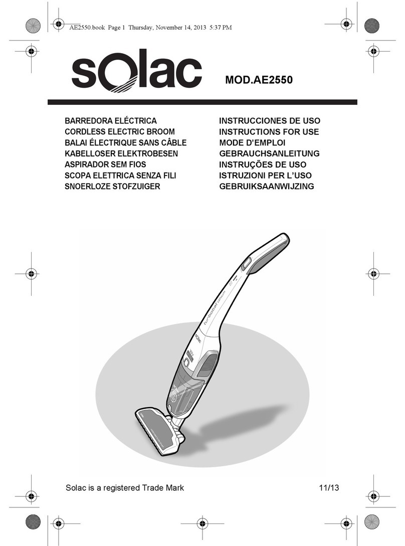 SOLAC AE2550 User manual