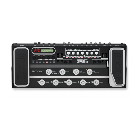 Zoom g9.2tt User manual