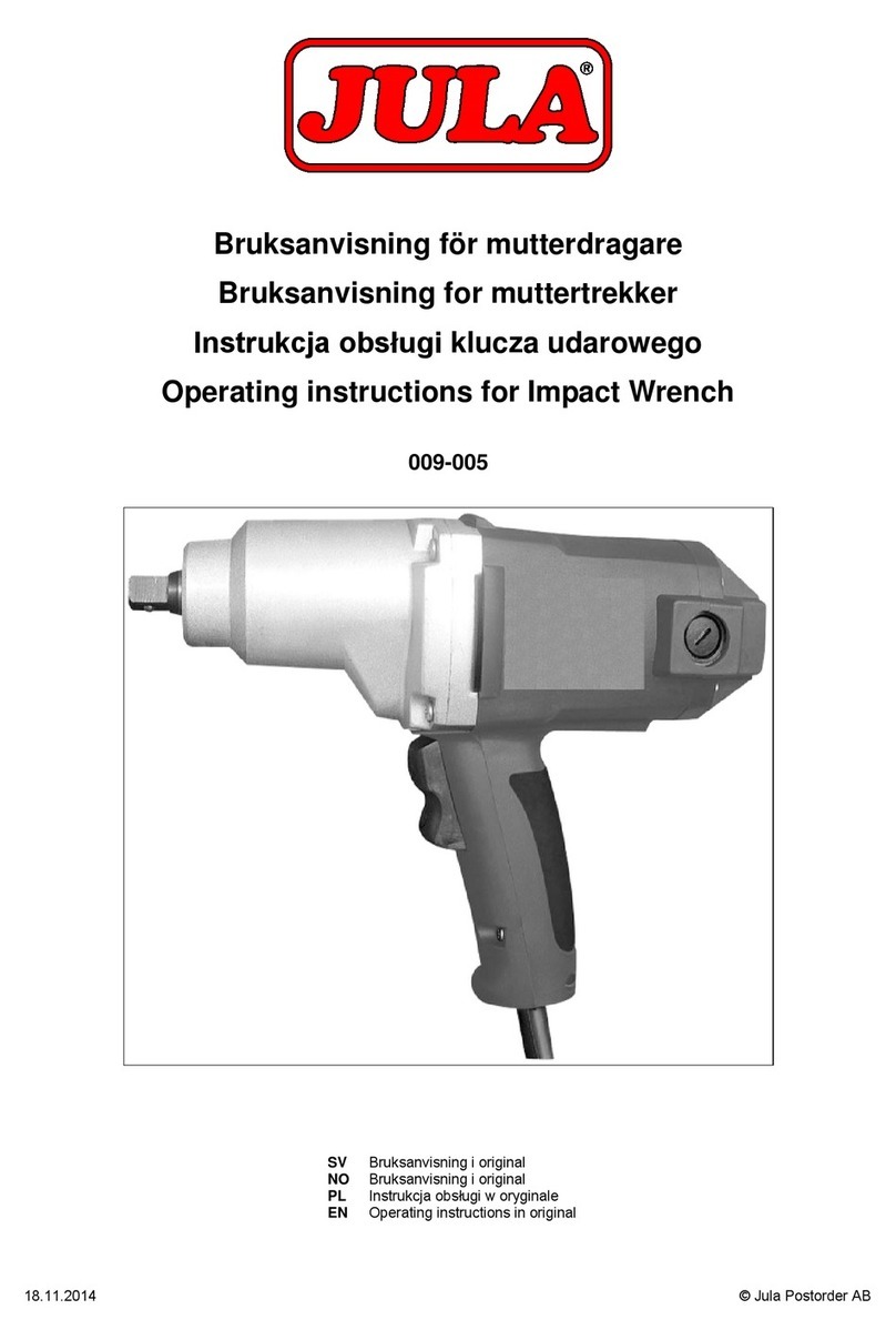 Jula 009-005 operating instructions