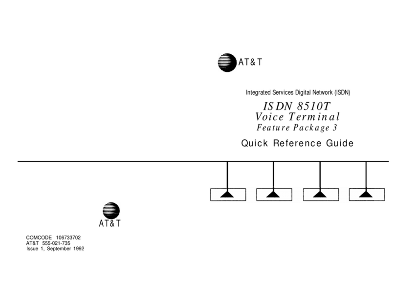 AT&T ISDN 8510T User manual
