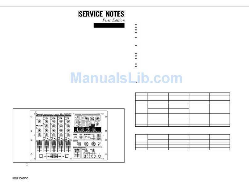 Roland DJ-2000 Operating and maintenance manual