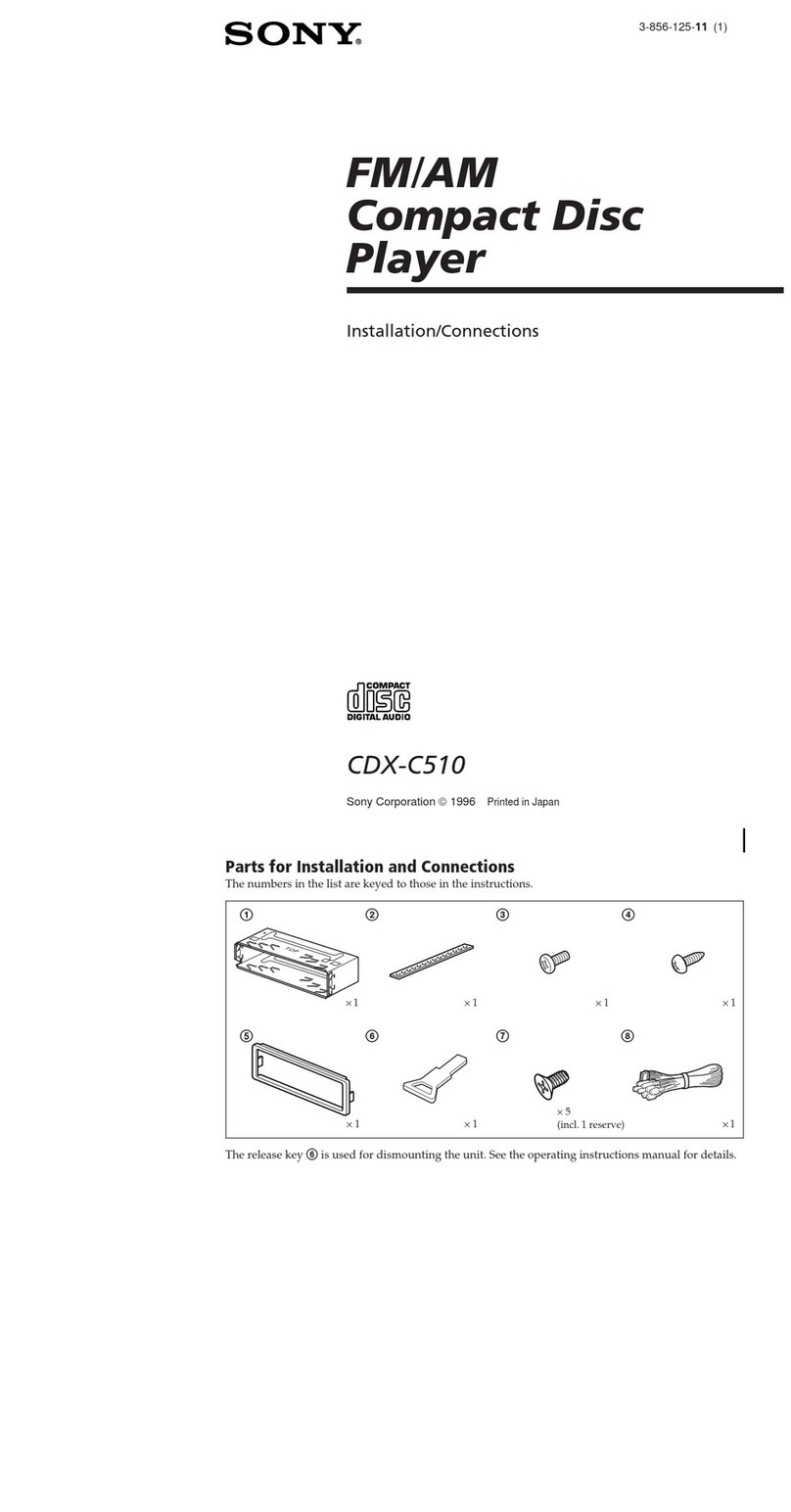 Sony CDX-C510 Guide
