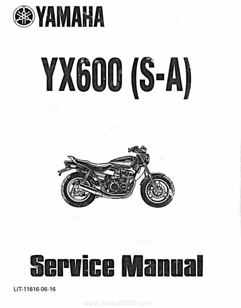 Yamaha YX600S User manual Yamaha YX600S User manual