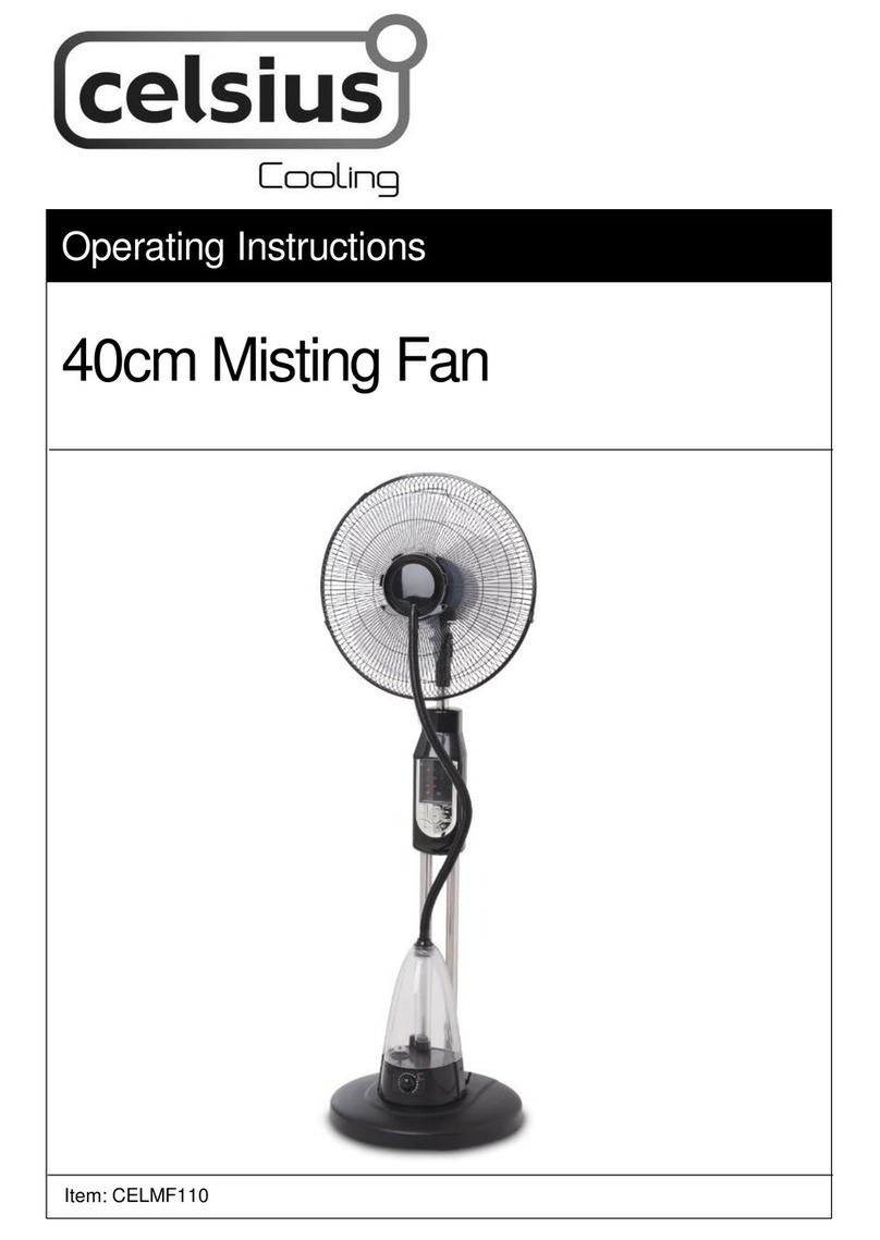 Celsius CELMF110 operating instructions