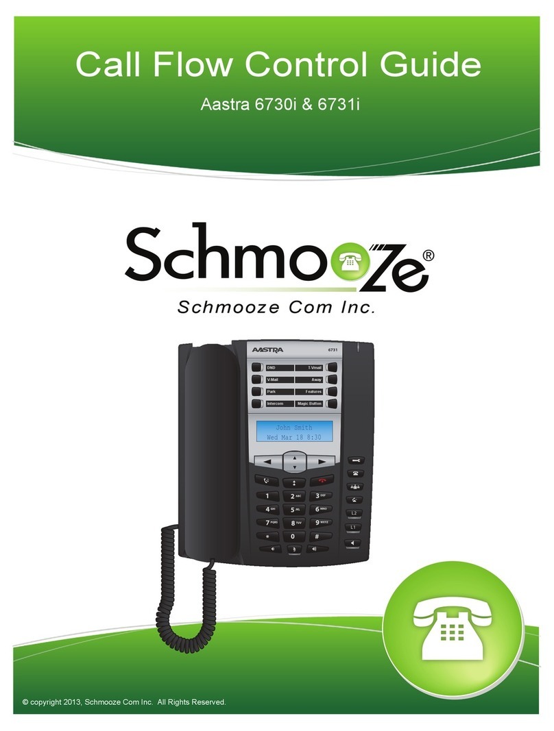 Schmooze Aastra 6730i Use and maintenance manual