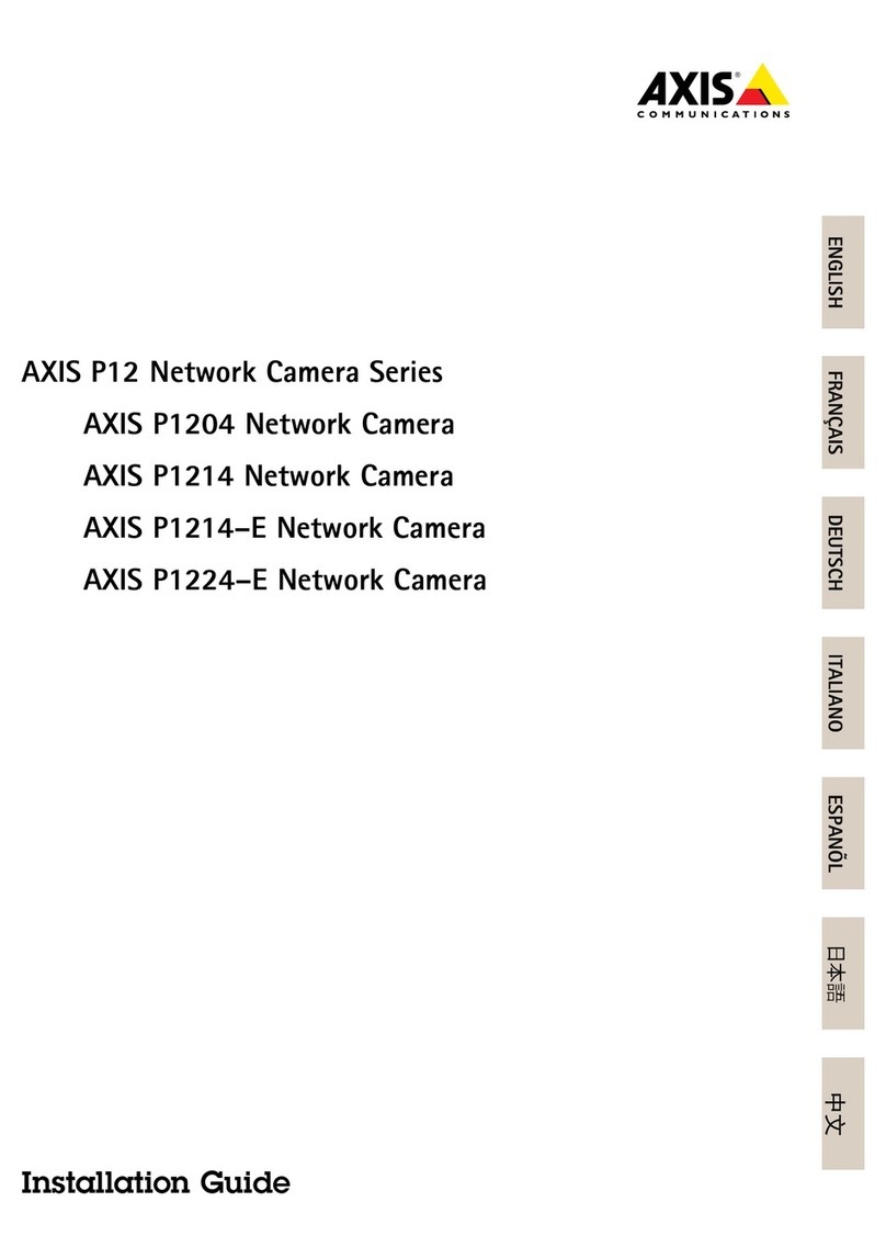 Axis P1204 User manual