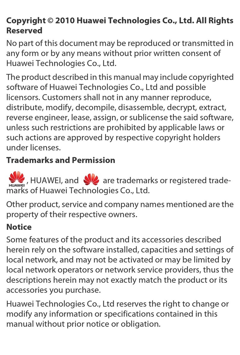 Huawei u3100 user manual
