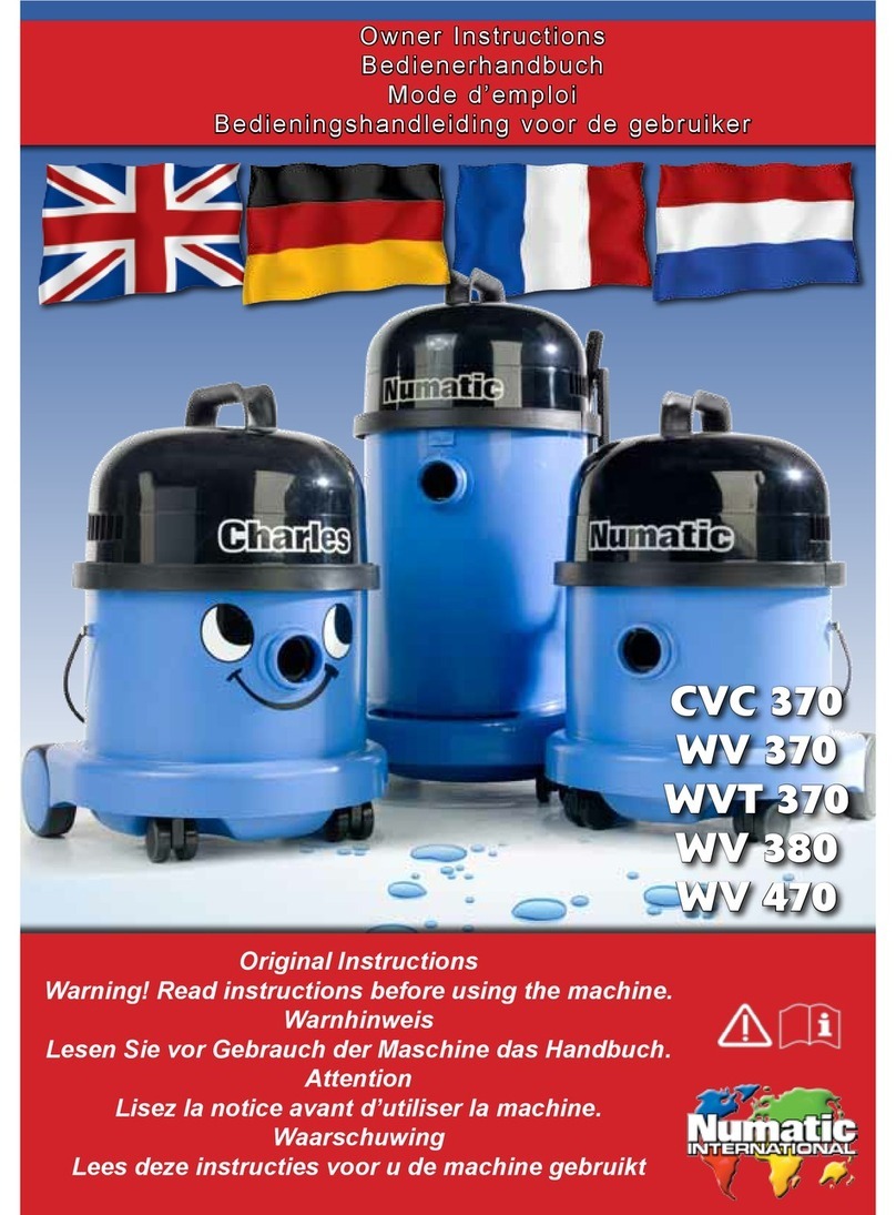 Numatic CVC 370 User manual