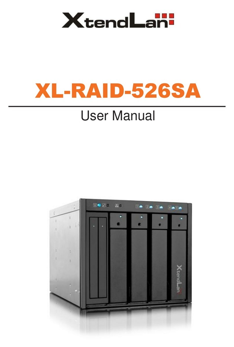 XtendLan XL-RAID-526SA user manual
